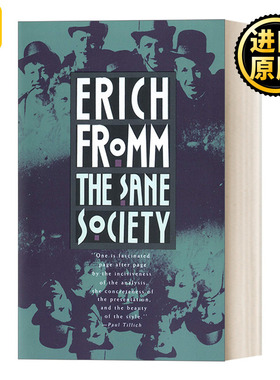 英文版 The Sane Society 健全的社会 逃避自由续集 Erich Fromm 英文原版