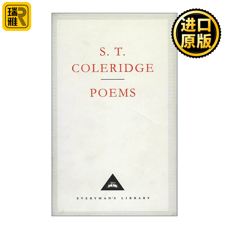英文原版 Samuel Taylor Coleridge Poems 塞缪尔·泰勒·柯尔律治诗选 英国浪漫主义 Everyman精装收藏版 英文版进口英语原版书籍