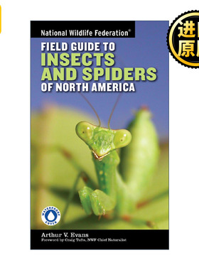 英文原版 National Wildlife Federation Field Guide to Insects and Spiders & Related Species of North America 北美昆虫