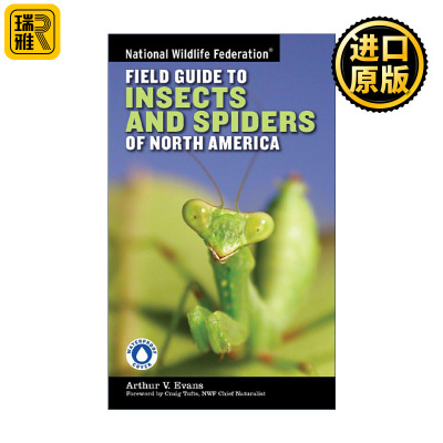 英文原版 National Wildlife Federation Field Guide to Insects and Spiders & Related Species of North America 北美昆虫