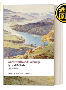 英文原版 Lyrical Ballads 1798 and 1802 抒情歌谣集 华兹华斯 柯勒律治 牛津世界经典系列