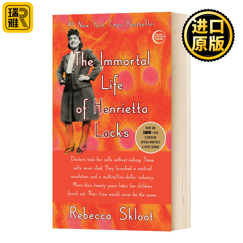 The Immortal Life of Henrietta Lacks 书籍/杂志/报纸 人文社科类原版书 原图主图