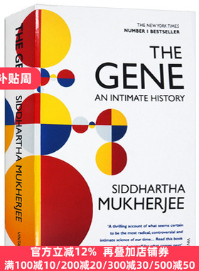 The Gene 基因传 众生之源 英文原版 生命认知与科学基因 悉达多穆克吉 Siddhartha Mukherjee 众病之王癌症传作者 进口英语书籍