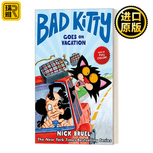 Goes Vacation 坏猫咪去度假 全彩漫画小说 Bad 精装 Kitty