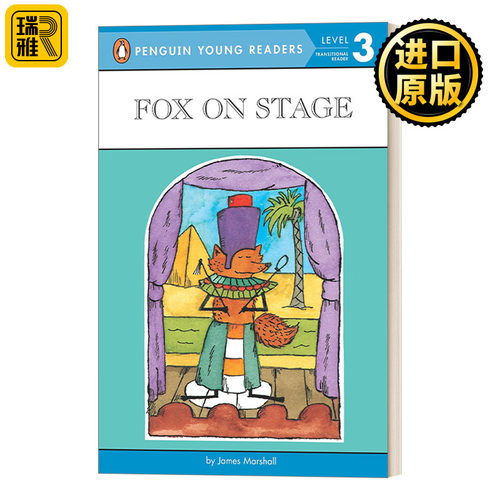 英文原版 Fox on Stage - Penguin Young Readers, Level 3 舞台上的狐狸 企鹅青少分级阅读3级 英文版进口书