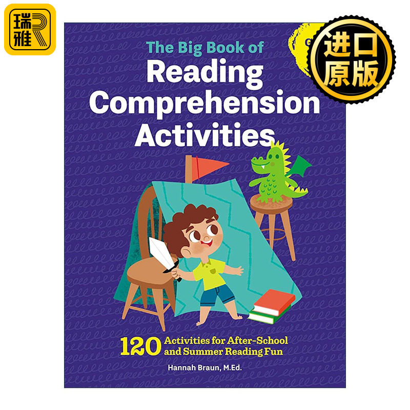 英文原版 The Big Book of Reading Comprehension Activities Grade 1 美国小学英语阅读理解活动大书 一年级 100 英文版