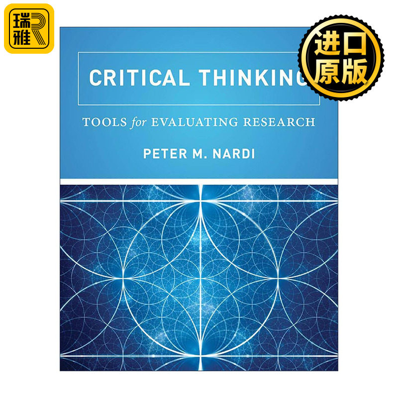 英文原版 Critical Thinking 批判性思维 评估研究的工具 社会学 Peter M. Nardi 英文版 进口英语原版书籍