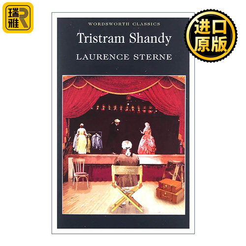 英文原版 Tristram Shandy 项狄传 劳伦斯·斯特恩 Wordsworth经典文学系列 英文版 进口英语原版书籍