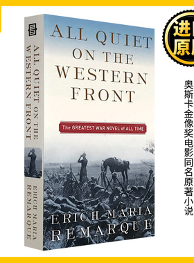 西线无战事 英文版原版小说 All Quiet on the Western Front 外国经典历史小说 埃里希玛丽亚雷马克 全英文正版进口英语书籍