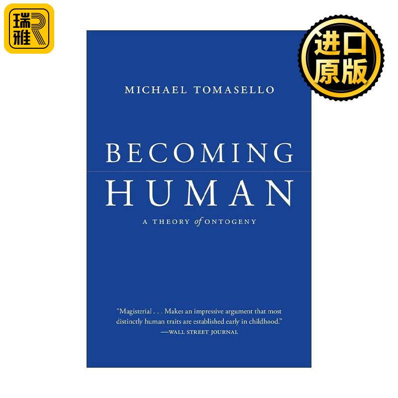 英文原版 Becoming Human 何以成人 一种个体发生论 迈克尔·托马塞洛 英文版 进口英语原版书籍