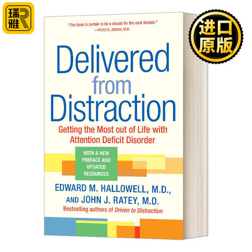 分心也有好人生 英文原版 Delivered From Distraction 英文版 Edward M. Hallowell 进口英语原版书籍