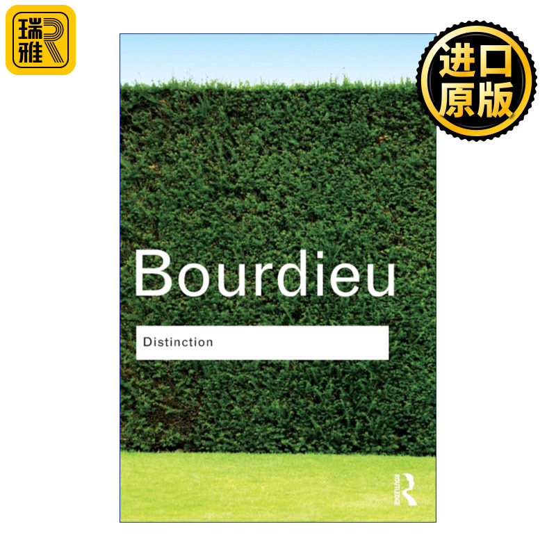 正版 Distinction 英文原版 进口英语书籍