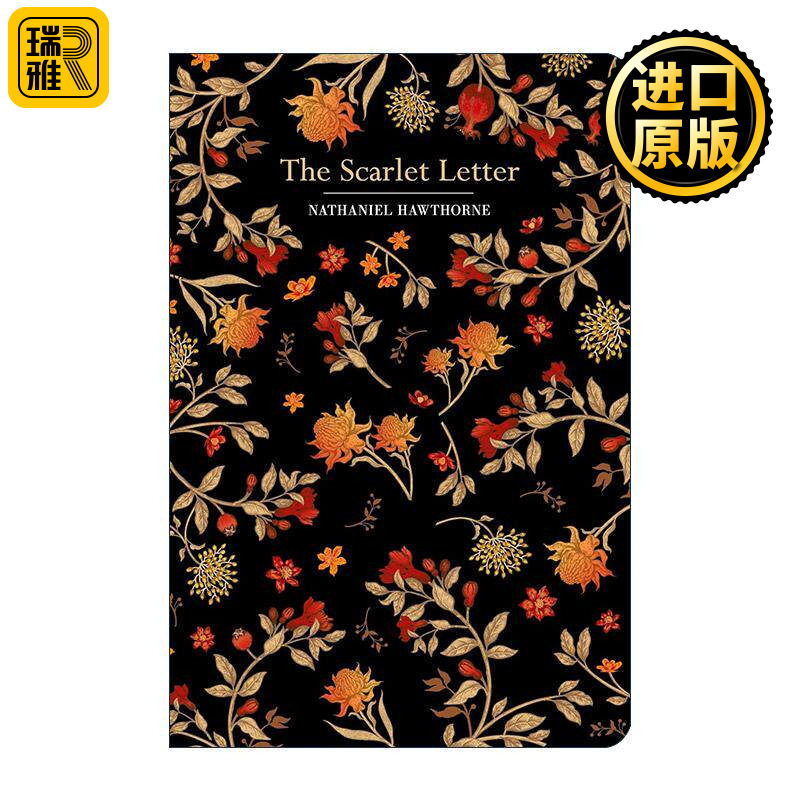 英文原版 The Scarlet Letter 红字 霍桑 浮雕封面高颜值装帧设计 精装 Chiltern Classic 英文版 进口英语原版书籍