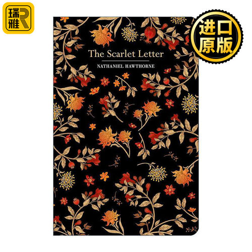 英文原版 The Scarlet Letter 红字 霍桑 浮雕封面高颜值装帧设计 精装 Chiltern Classic 英文版 进口英语原版书籍