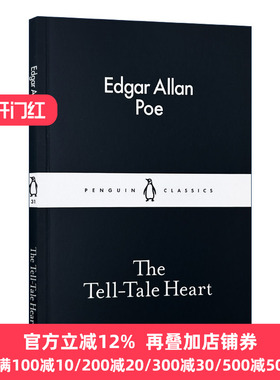 英文原版小说 The Tell Tale Heart 泄密之心 爱伦 坡 英文版 Edgar Allan Poe 进口英语原版书籍