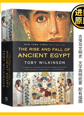 古埃及兴衰史 英文原版 The Rise and Fall of Ancient Egypt 古埃及文明史 Toby Wilkinson 托比·威尔金森 进口英语历史书籍