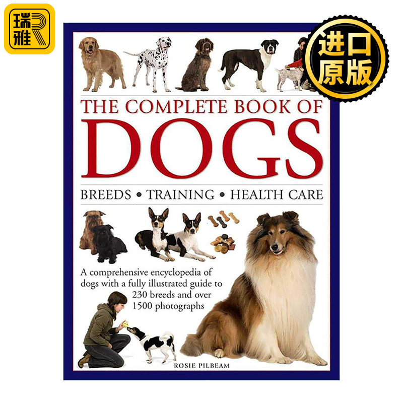 英文原版 The Complete Book of Dogs 狗狗百科大全 精装 英文版 进口英语原版书籍