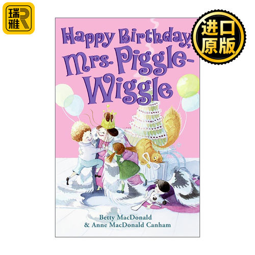英文原版 Happy Birthday Mrs.Piggle-Wiggle 生日快乐 小猪摇摆夫人 英文版 进口英语原版书籍