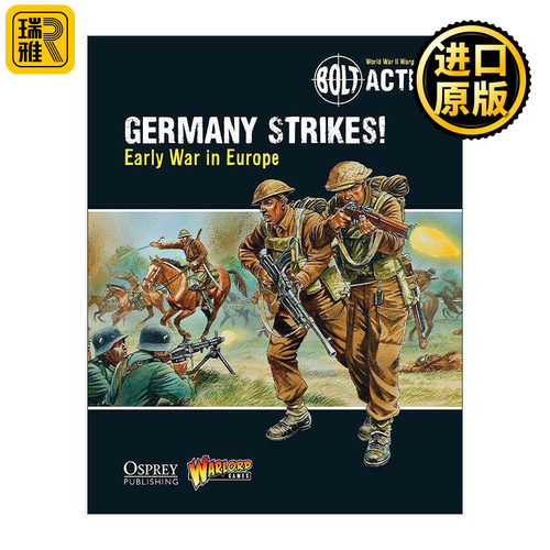 英文原版 Bolt Action Germany Strikes 桌面战争兵棋 德国进攻 英文版 进口英语原版书籍