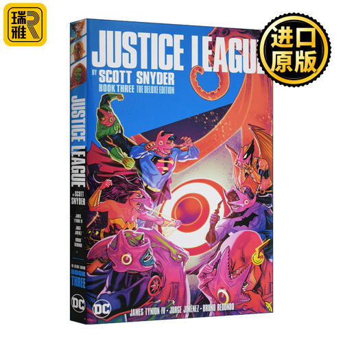 英文原版 Justice League by Scott Snyder Deluxe Edition Book Three 2018正义联盟精装收藏版3 DC漫画 精装 英文版 进口英语原