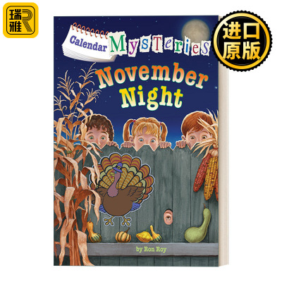 英文版 Calendar Mysteries #11 November Night日历之谜系列11 英文原版