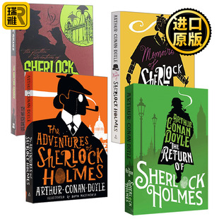 Alma The 侦探悬疑小说 英文原版 Junior 进口英语原版 Holmes 英文版 Sherlock 书籍 福尔摩斯4册经典 Classics 儿童文学经典