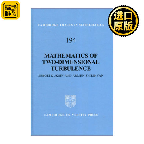 Mathematics of Two-Dimensional Turbulence 二维湍流数学 剑桥数学丛书系列 精装