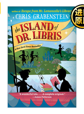 英文原版 The Island of Dr. Libris Chris Grabenstein