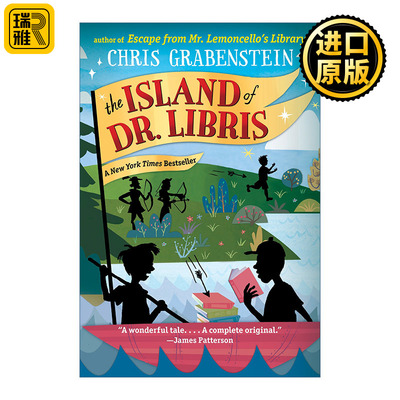 英文原版 The Island of Dr. Libris Chris Grabenstein