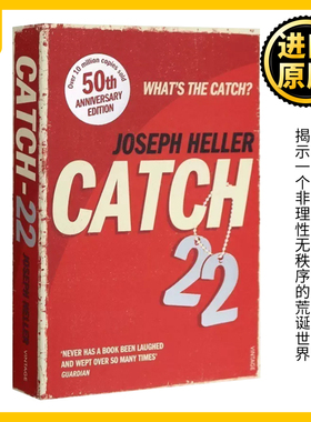Catch-22 第二十二条军规 英文原版小说 第22条军规 英文版 美国黑色幽默经典文学名著 Joseph Heller约瑟夫海勒 正版进口英语书籍