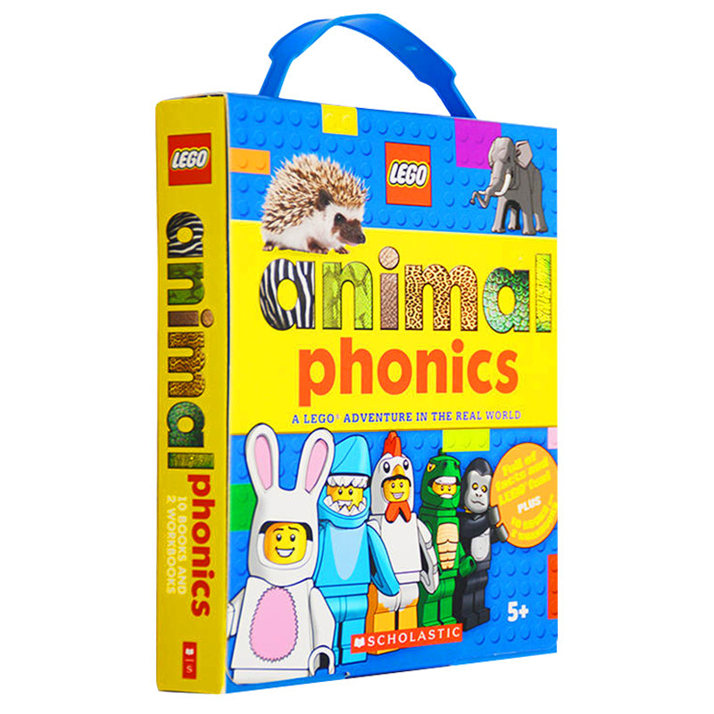 乐高动物系列自然拼读12册