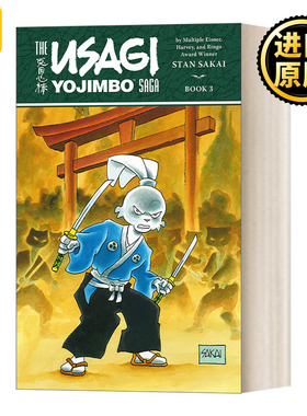 英文原版 Usagi Yojimbo Saga Volume 3 Second Edition 兔子武士第3卷 第二版 Stan Sakai 英文版 进口英语原版书籍