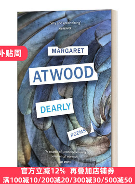 英文原版 Dearly Poems 玛格丽特 阿特伍德 精装诗集 英文版 Margaret Atwood 进口英语原版书籍