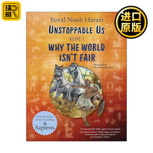 英文原版 Unstoppable Us Volume 2 不可阻挡 少儿插画版 卷二 人类文明的变迁史 人类简史作者尤瓦尔·赫拉利 进口英语原版书籍