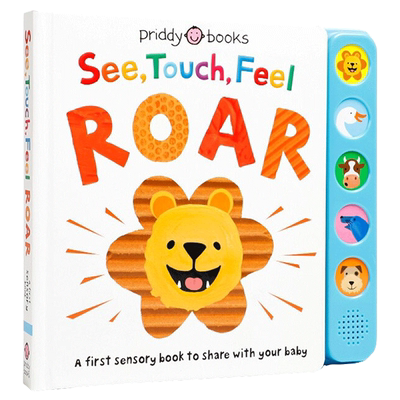 咆哮触摸纸板书儿童绘本