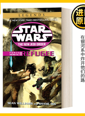 英文原版 Force Heretic II Refugee Star Wars The New Jedi Order  Book 16 星球大战 新绝地武士团16 原力异端II 难民 英文版