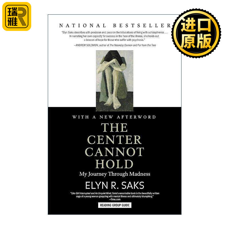 英文原版 The Center Cannot Hold 我穿越疯狂的旅程 一个精神分裂症患者的故事 英文版 进口英语原版书籍