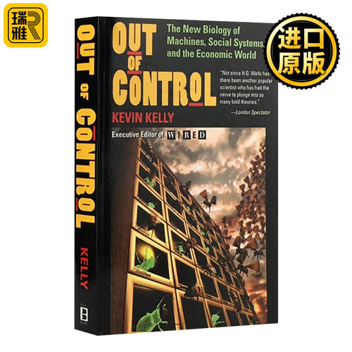 Out of Control 失控 全人类的最终命运和结局 英文原版 Kevin Kelly 英文版 进口英语书籍