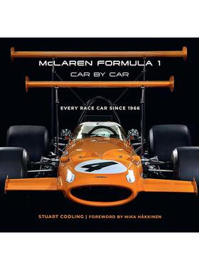 英文原版 McLaren Formula 1 Car by Car F1方程式赛车 迈凯伦车队 赛车介绍 米卡·哈基宁前言 精装 英文版 进口英语原版书籍