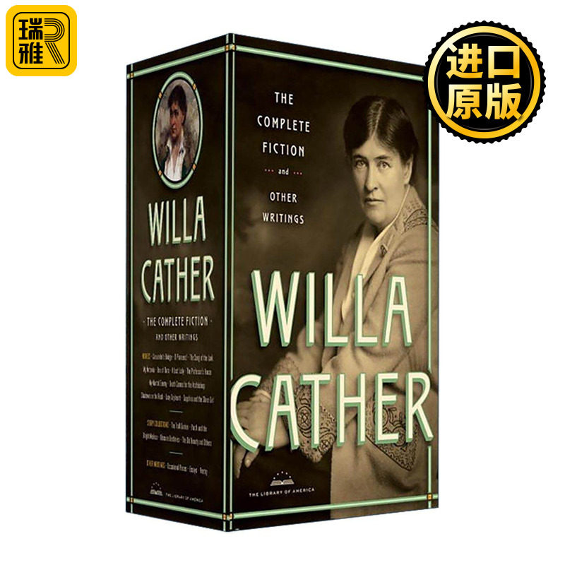 英文原版 Willa Cather A Library of America Boxed Set薇拉·凯瑟小说及其他作品完整集盒装套装 精装美国文库 进口英语原版书籍