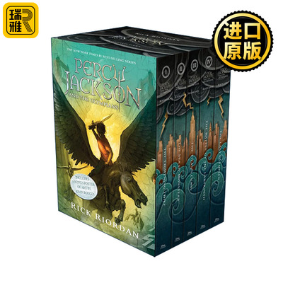 Percy Jackson and the Olympians 5 Book Paperback Boxed Set 波西杰克逊 系列1-5 套装