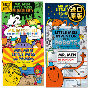 进口英语书籍 英文原版 英文版 Men Little Mr. Books 奇先生妙小姐图书系列 Miss 6册 Picture and 儿童英语启蒙绘本
