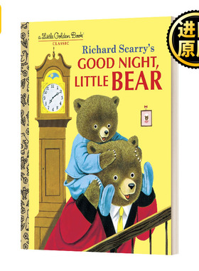 Good Night Little Bear Little Golden Book Patsy Scarry儿童绘本