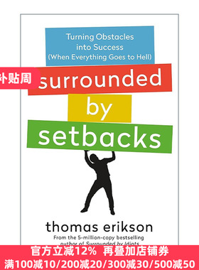 英文原版 Surrounded by Setbacks 被挫折包围 化险为夷 英文版 进口英语原版书籍