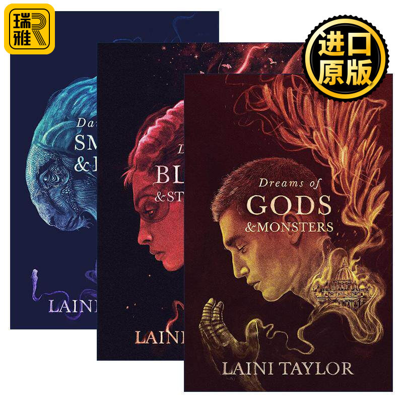 英文原版 Daughter of Smoke and Bone 烟雾和骨头的女儿1-3册 奇幻小说 英文版 进口英语原版书籍