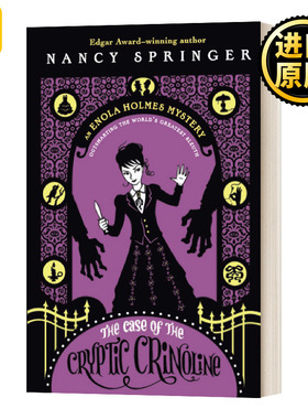 Enola Holmes: The Case of the Cryptic Crinoline 天才少女福尔摩斯5 儿童推理小说 Nancy Springer