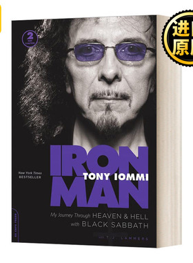 英文原版 Iron Man My Journey through Heaven and Hell with Black Sabbath 钢铁人 重金属传奇 黑色安息日乐队 吉他手Tony自传
