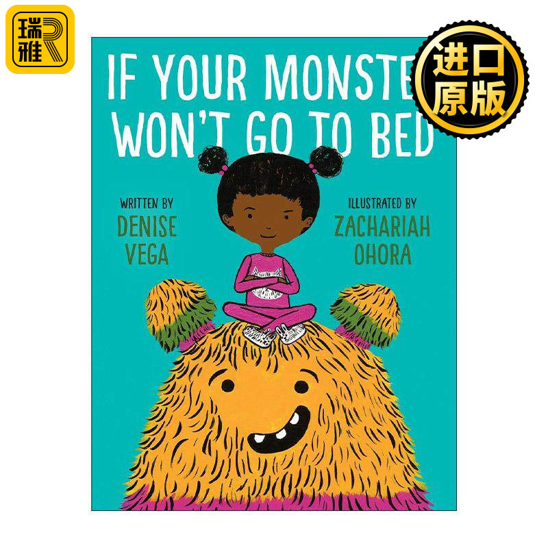 英文原版 If Your Monster Won't Go to Be 如果你的小怪物不睡觉 儿童精装睡前故事绘本 哄睡书 英文版 进口英语原版书籍