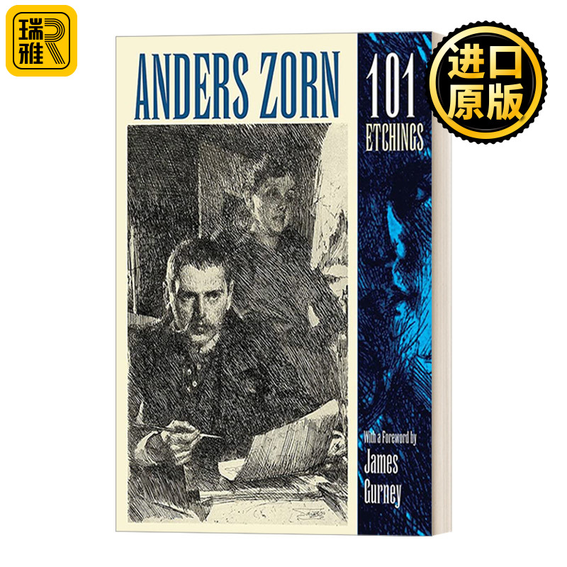 Anders Zorn 101 Etchings安德斯佐恩101件蚀刻作品-封面