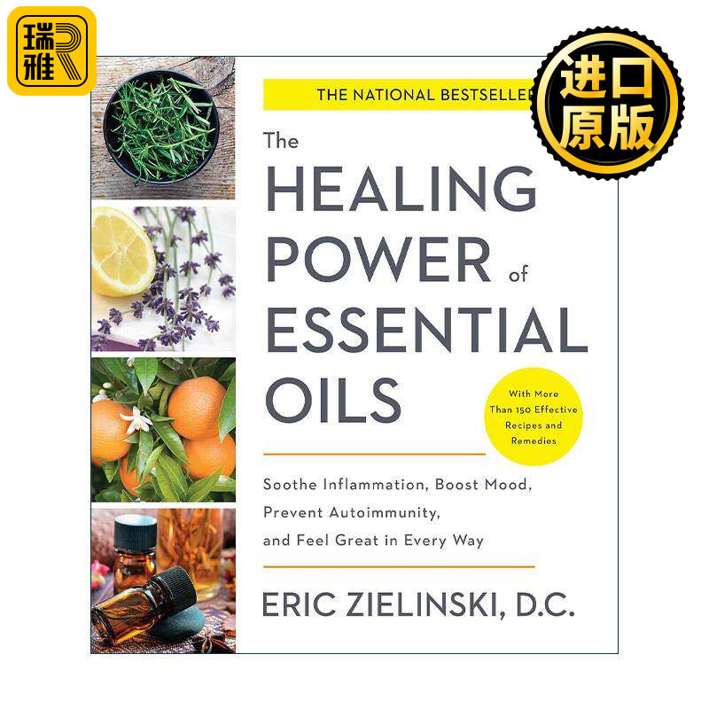 英文原版 The Healing Power of Essential Oils 精油的治愈力量 舒缓炎症 改善情绪 健康指南 英文版 进口英语原版书籍